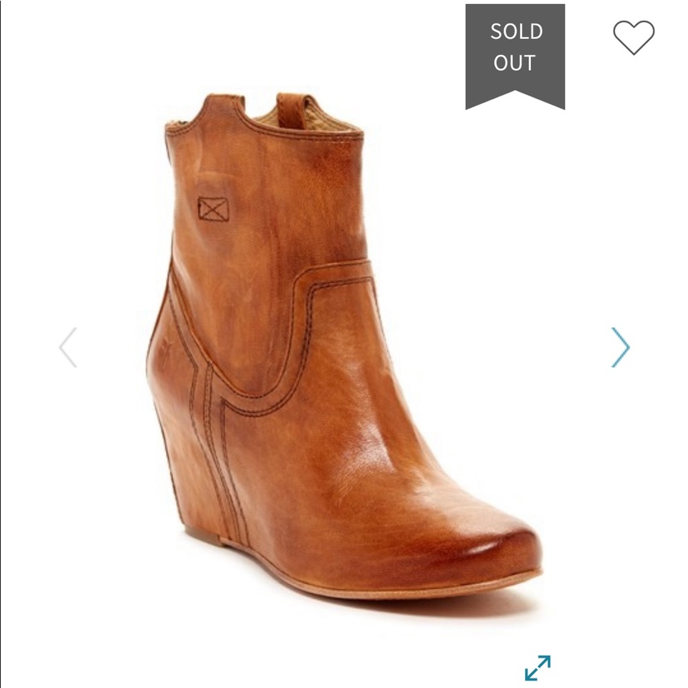 Frye Carson Wedge Bootie - Picture 3 of 5